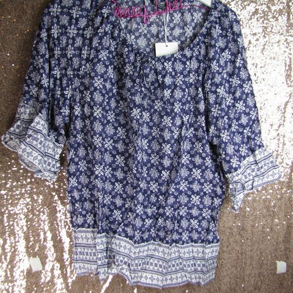 NWT BloomChic boho flowy top - Picture 5 of 13